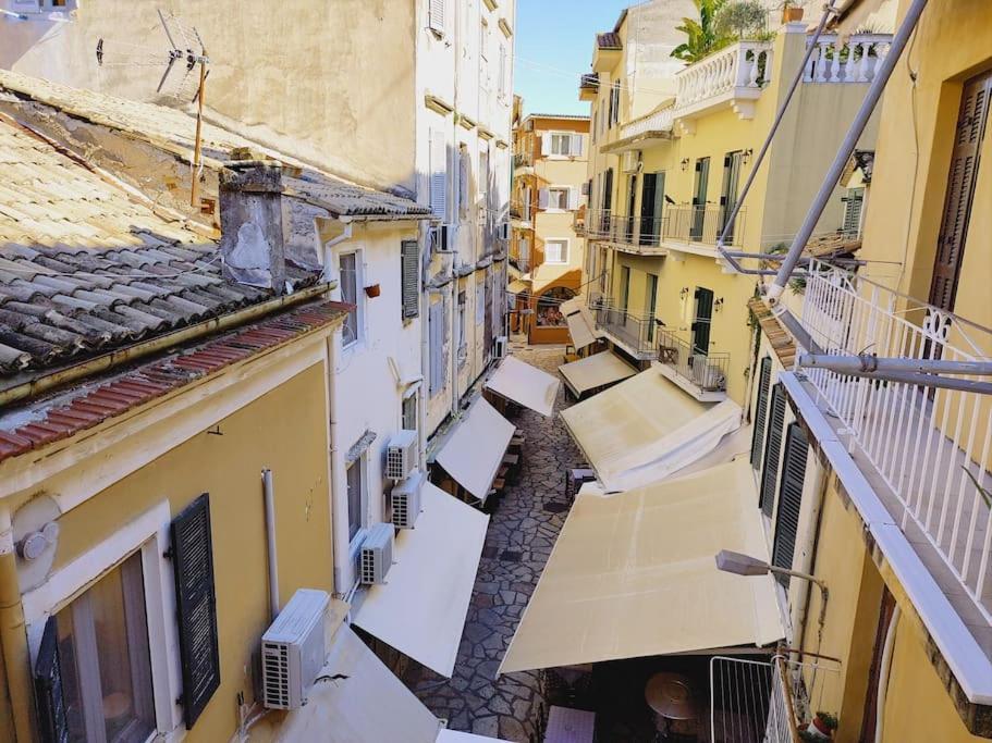 Mary'S Bright Apartment - Corfu Old Town Luaran gambar